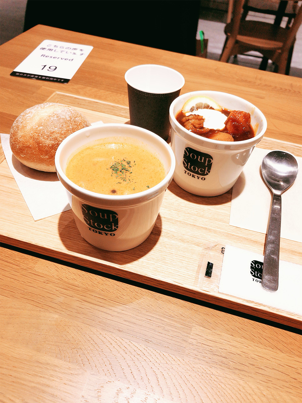 仙台駅の中にある食べられるスープ屋さん