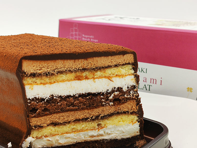 めぐりめぐるめ7月前半『長崎石畳ショコラ』８層の美しいケーキは、まさに芸術作品！