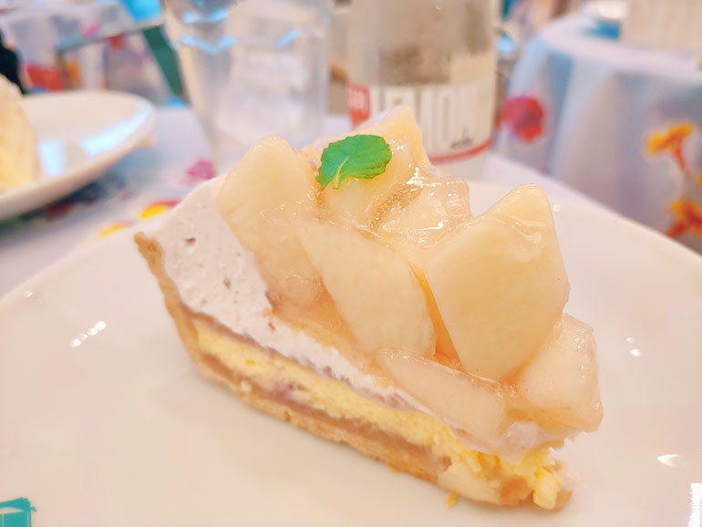 キルフェボン｜桃とチーズのタルト、桃のショートケーキタルト〜バニラ風味〜