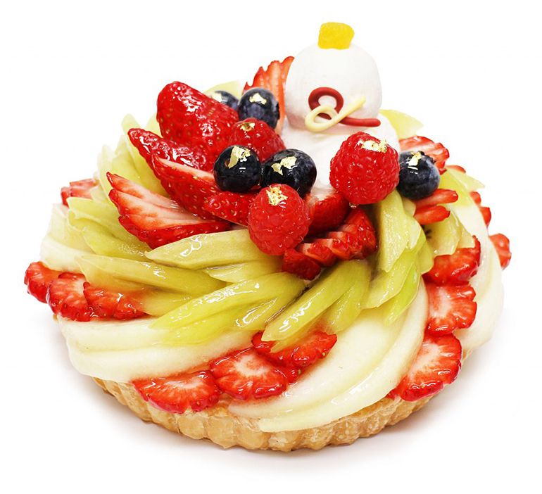 カフェコムサの新年を鮮やかに彩る限定「新春のケーキ」が12月28日から販売するみたい！
