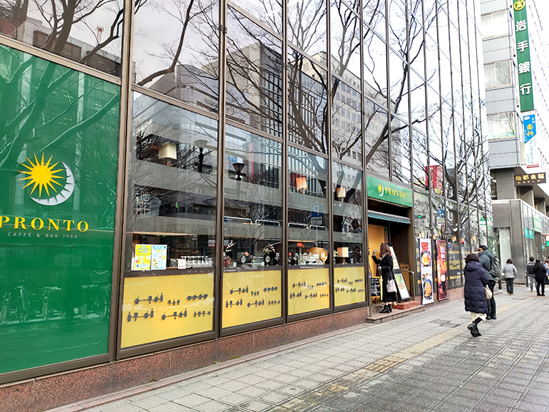 仙台駅前のカフェ『PRONTO（プロント） 仙台青葉通り店』が1月22日で閉店してしまうみたい。