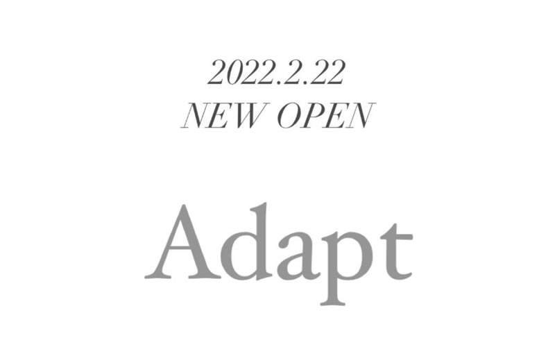 青葉区一番町に新しいカフェ＆バー『Adapt』が2月22日にオープンしたみたい！
